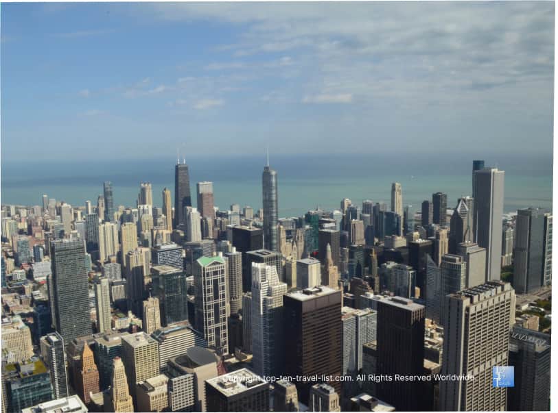 Chicago skyline view from the Willis Tower