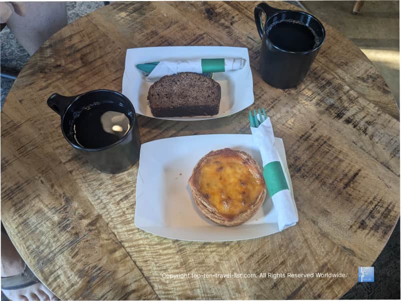 Vegetarian Quiche at 5 Points Coffeehouse in Clevelnad