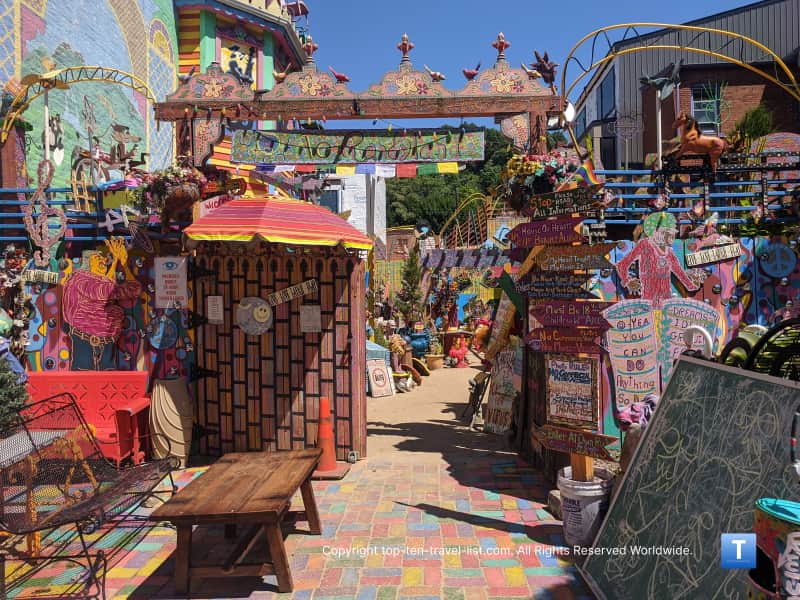Crazy decor at Randyland in Pittsburgh