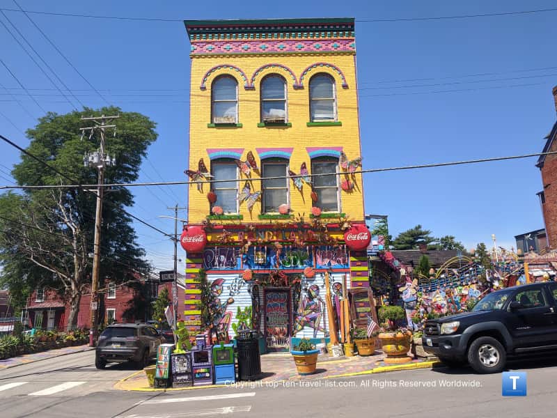 Randyland house in the Mexican War Streets of Pittsburgh