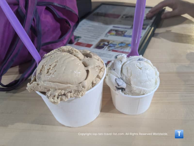 Ice cream at Sweetie's Golfland in Cleveland