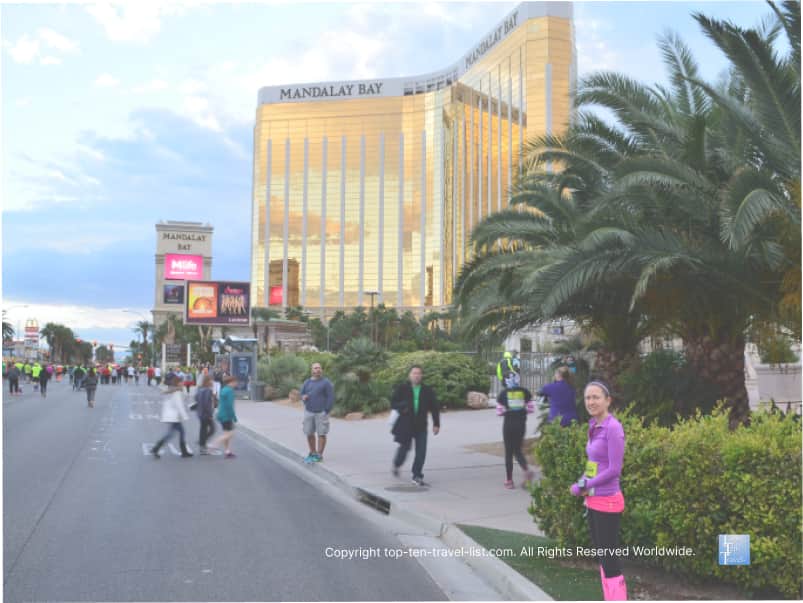 The Strip closed during the Half Marathon