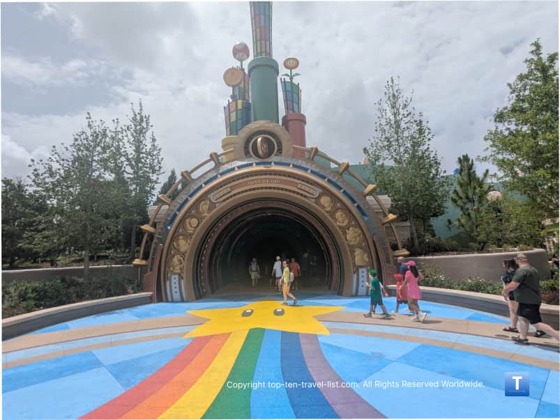 Entering Super Mario World at Epic Universe 
