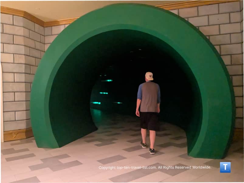 Warp pipe at Epic Universe