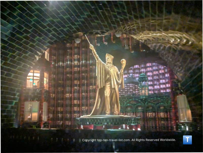 Inside the Ministry of Magic Ride at Epic Universe