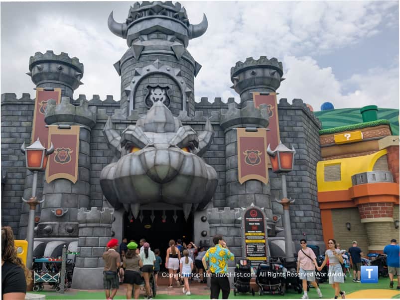 Mario Kart ride at Super Nintendo World at Universal