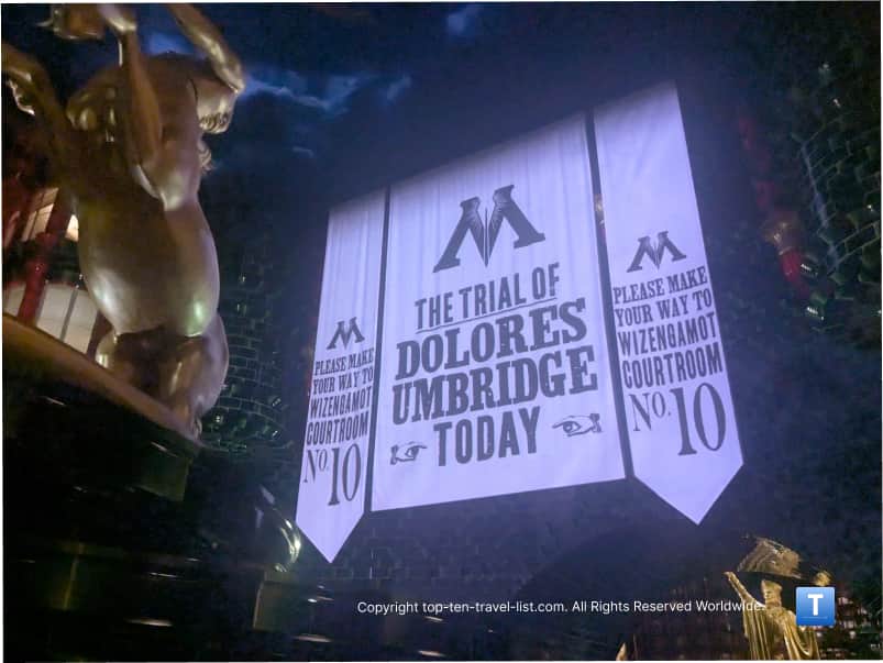 Ministry of Magic queue at Epic Universe