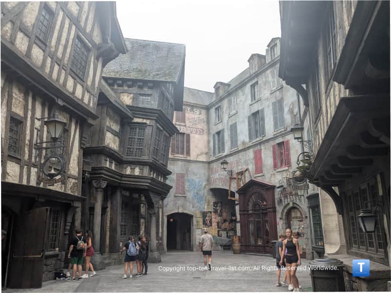 Ministry of Magic world at Epic Universe