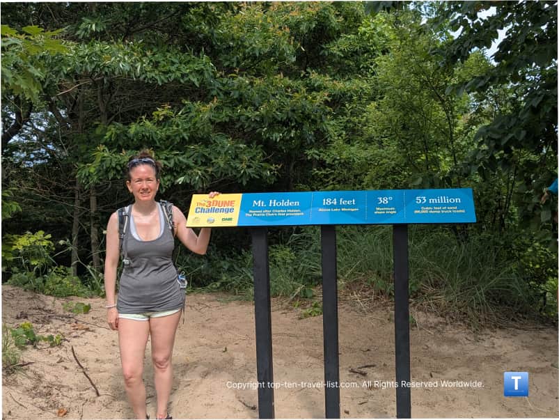 Mt. Holden sand dune at Indiana Dunes State Park