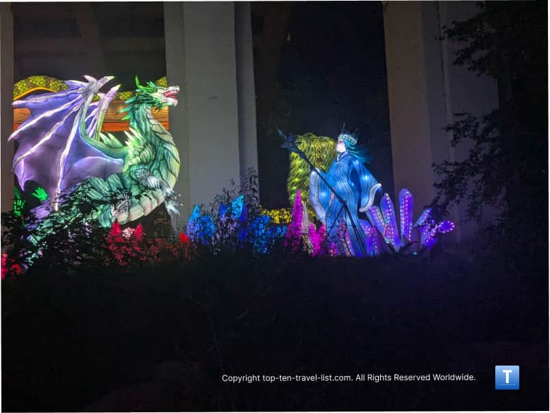 Dragons at Cleveland lantern festival