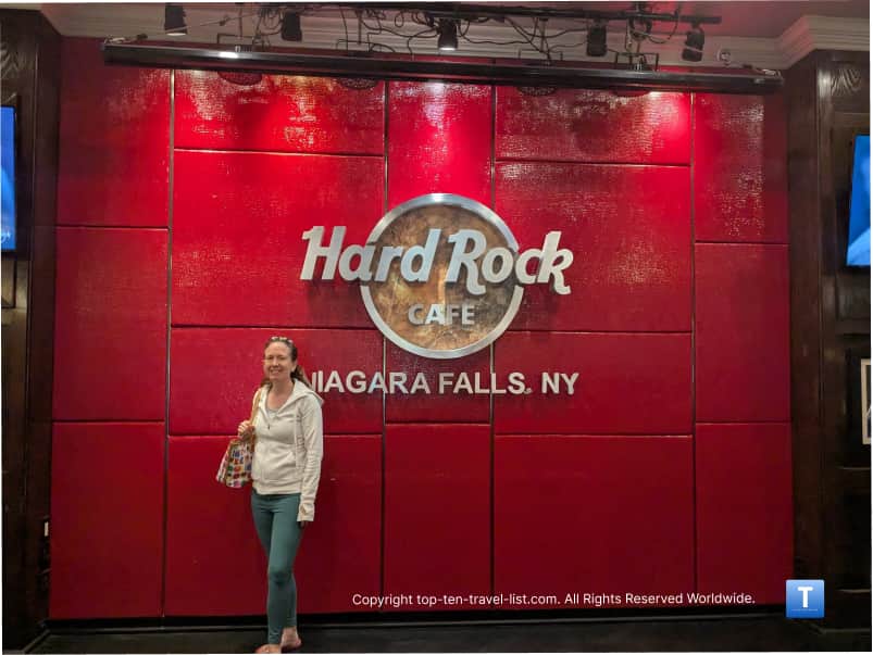 Hard Rock Niagara Falls sign