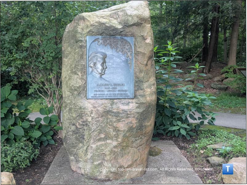 Harriet Keeler memorial in Brecksville