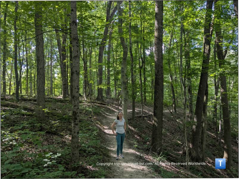 Hiking the White Oak Trail in the Brecksville Reservation