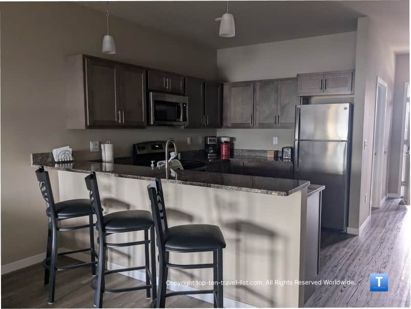 Kitchen at Lucky's Lodge in Lodi