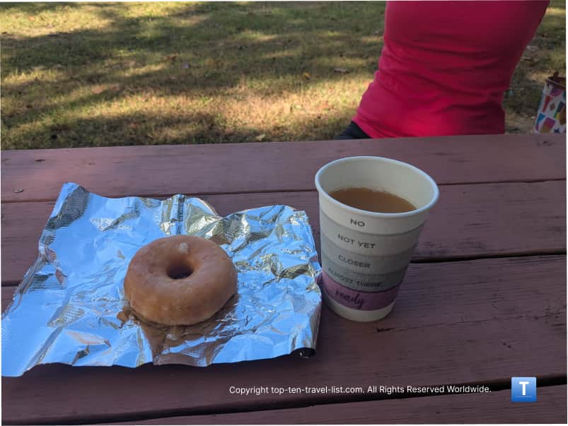Apple cider at Heritage Farms in Peninsula, Ohio