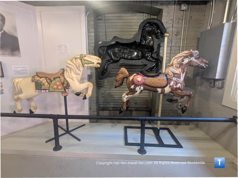 Historic horse carousels 