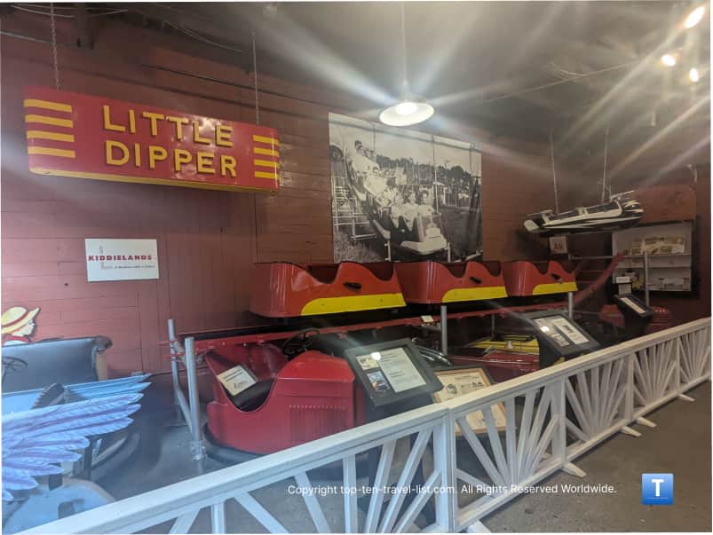 Historic Little Dipper Kiddieland coaster