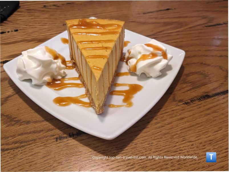 Olive Garden pumpkin cheesecake