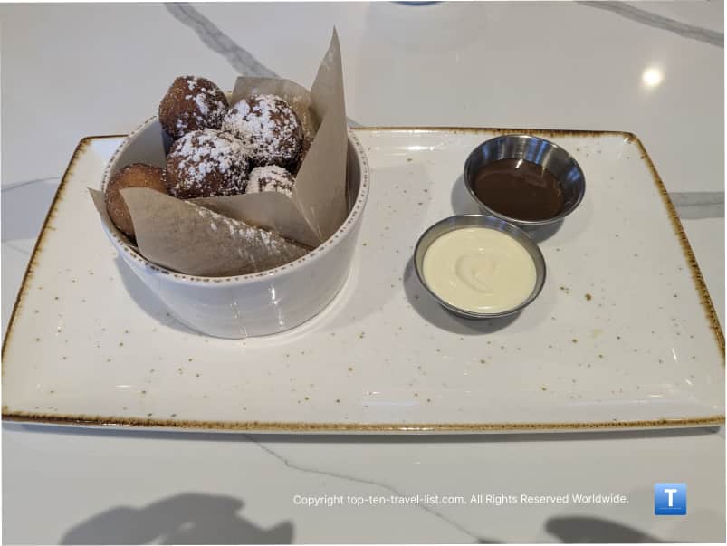 Pumpkin Spice donuts at First Watch