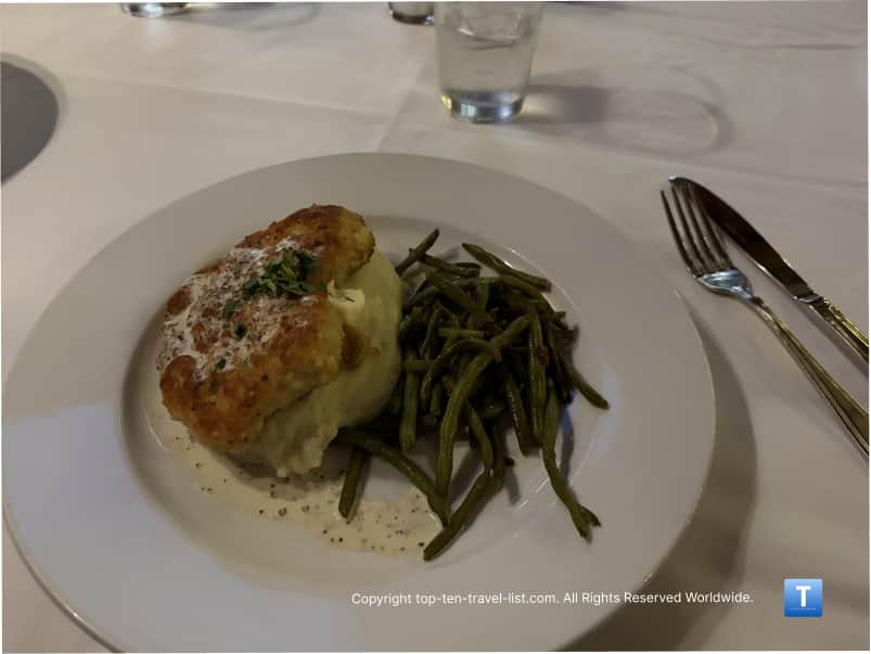 Asiago Chicken at The Walnut Room on State Street