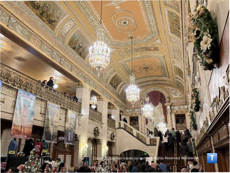 Chandeliers at the Benedum Center 