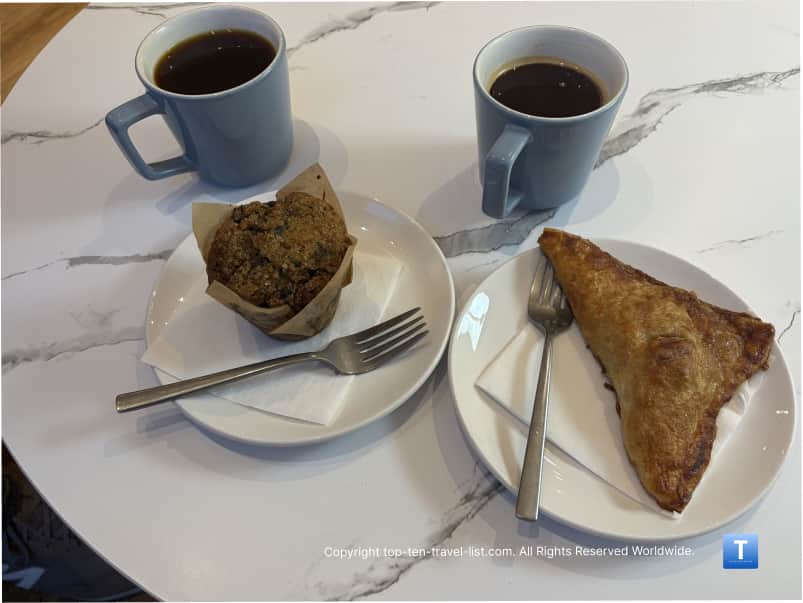 Coffee and pastries at Lekko in Cleveland