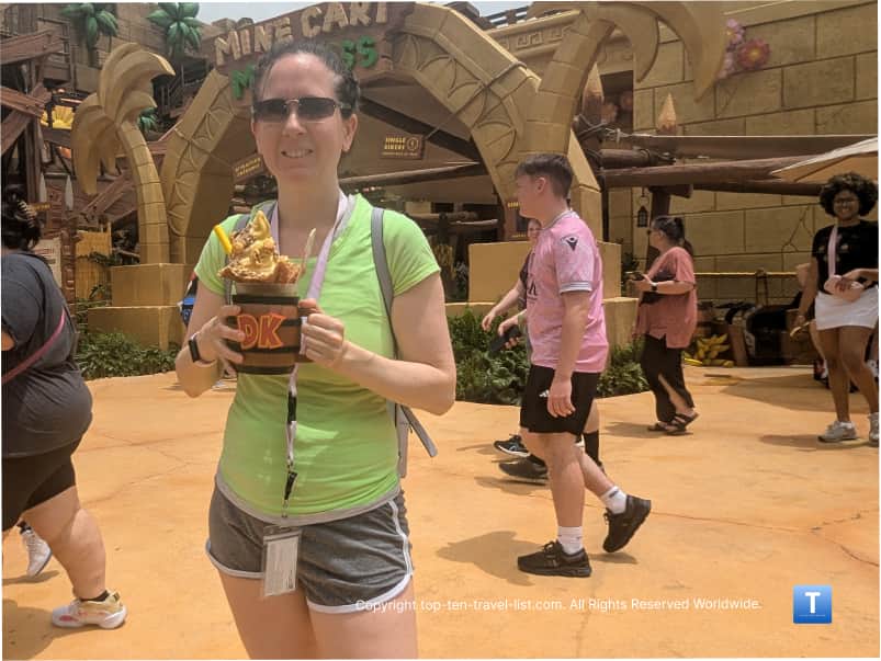 DK Splash drink at Epic Universe