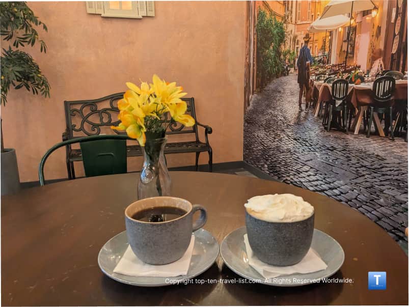 Coffee at Gina's Gelato in Parma Heights