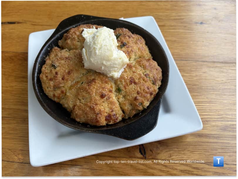 Heavenly biscuits at 17 River Grille in Chagrin Falls