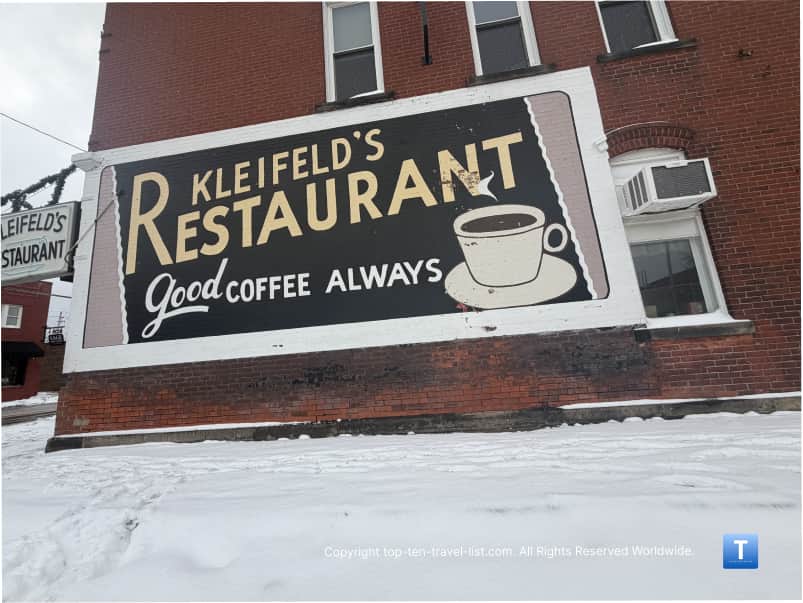 Historic Kleifeld's restaurant in downtown Willoughby