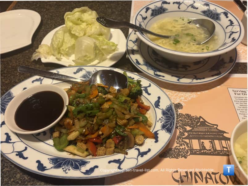 Lettuce wraps at Chinatown Inn 