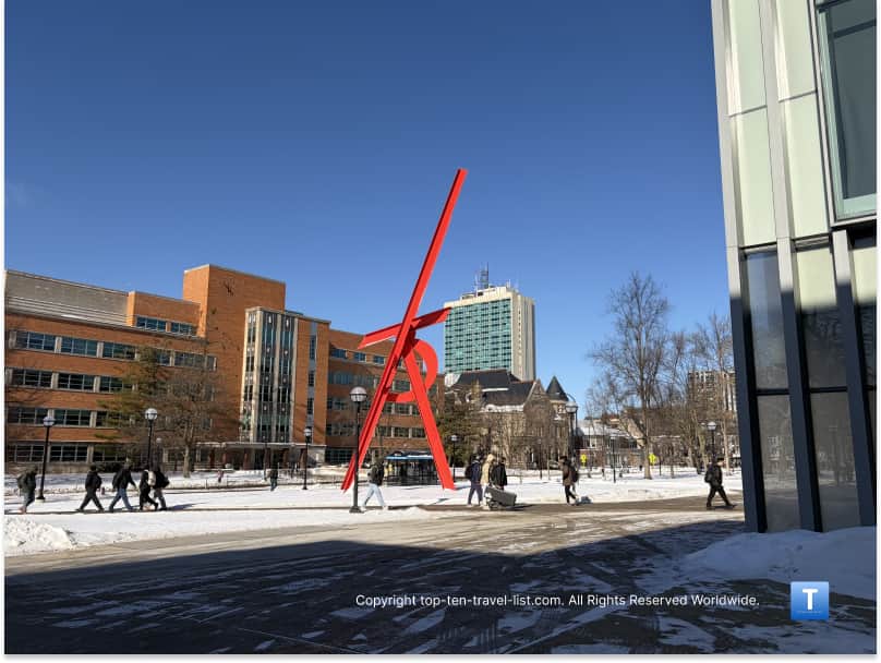 Orion sculpture at the University of Michigan Art museum