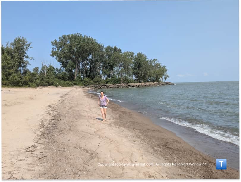 Beach in Huron, Ohio