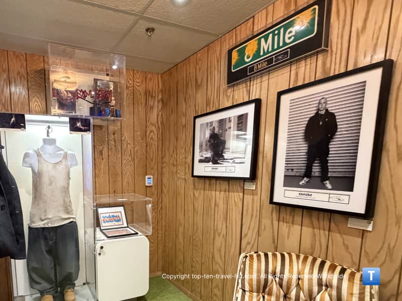 Eminem 8 Mile sign at Mom's Spaghetti in Detroit