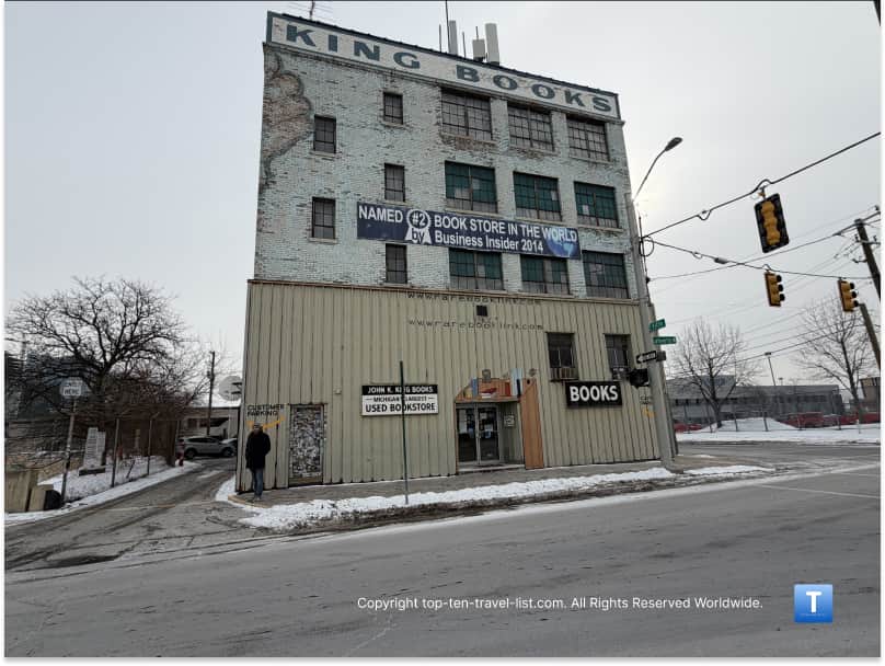 John King Used books - former glove factory in Detroit