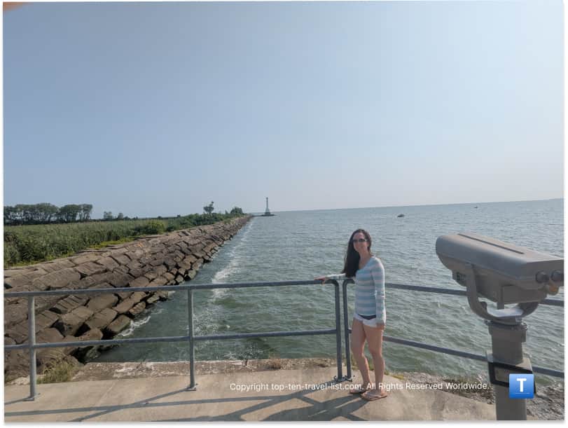 Lake Erie views in Huron, Ohio