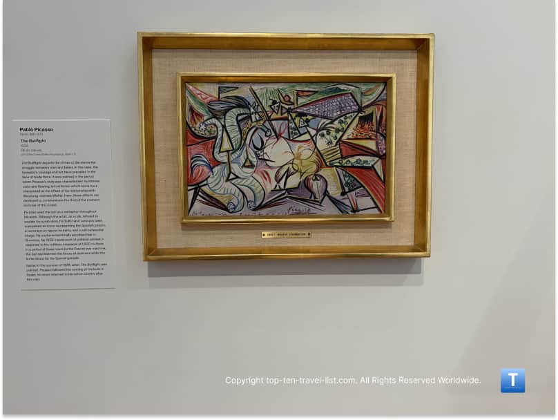 The Bullfight by Picasso at the University of Michigan Museum of Art