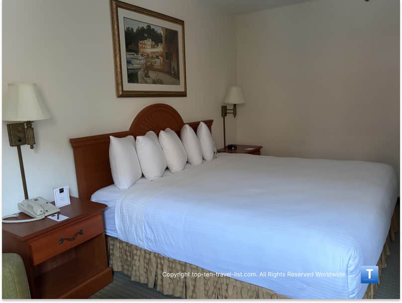 Room at the Ann Arbor Regent hotel