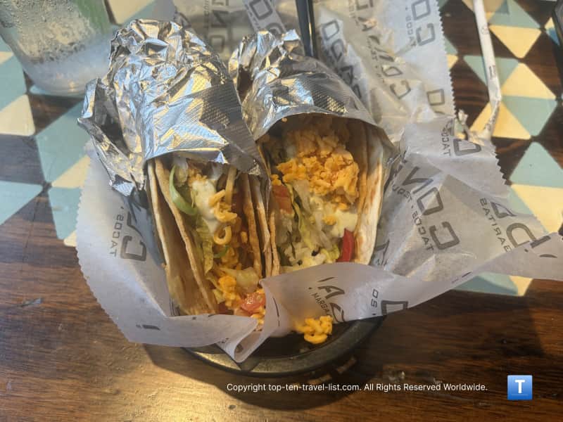 Sweet Lucy tacos at Condado in Westlake, OH