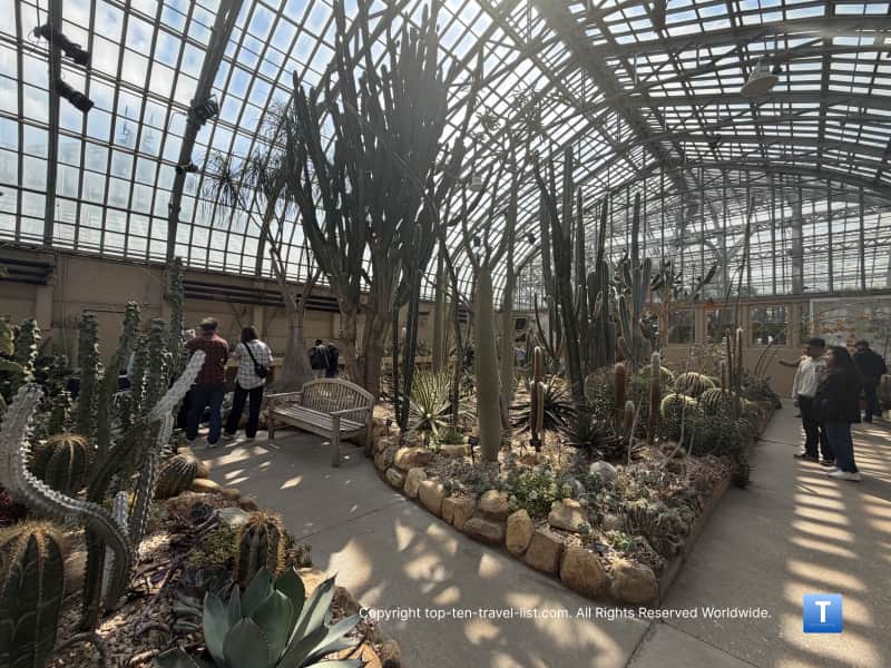 The Desert House at the Garfield Park Conservatory