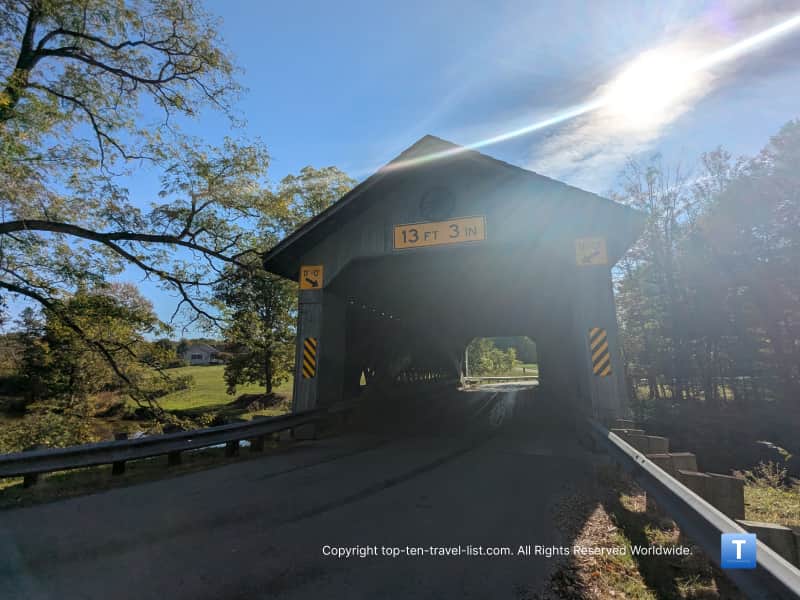 Doyle Road covered bridge in Ohio