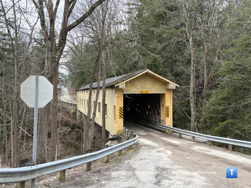 Windsor Mills covered bridge in Ohio