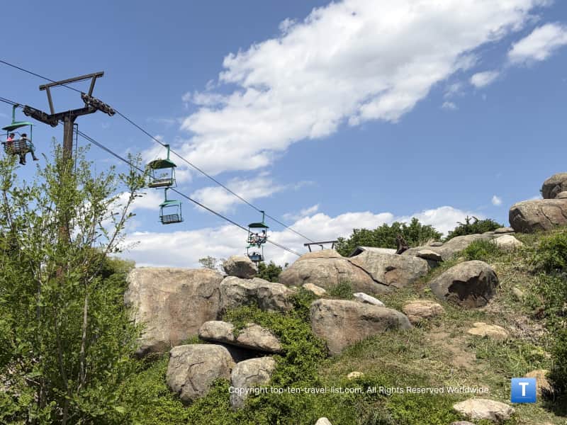 Aerial tram ride at Henry Doorly Zoo