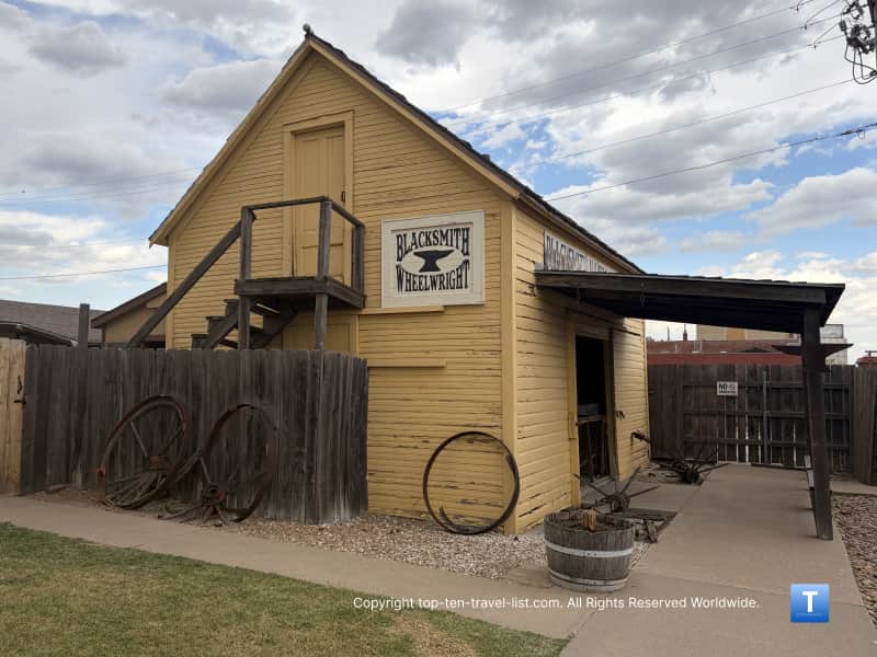 Blacksmith shop at the Boot HIll Museum 