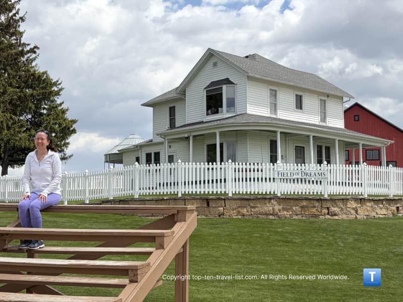 View of the Field of Dreams Kinsella family house