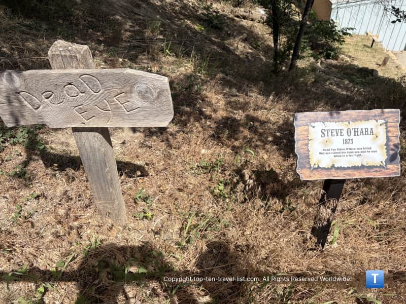 Steve O'Hara grave marker at Boot Hill Cemetery 