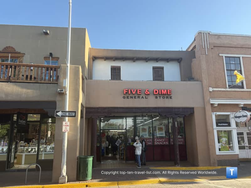 Five and Dime store in the old Woolworths at Santa Fe Plaza