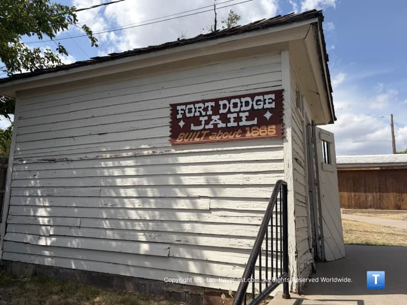 Fort Dodge jail at the Boot Hill Museum