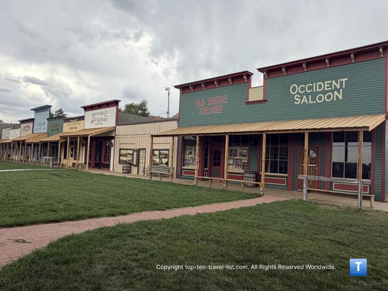 Front Street recreation at the Boot Hill Museum in Dodge City