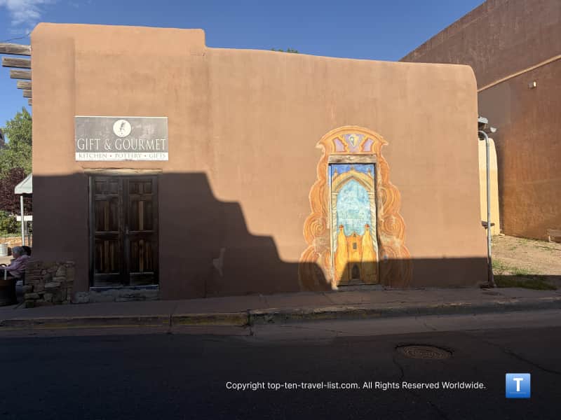 Gifts & Gourmet store mural in Santa Fe, NM